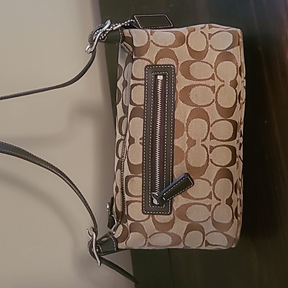 Authentic signature C coach purse.
